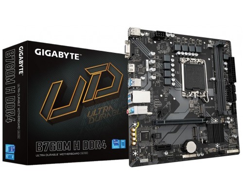 PLACA BASE GIGABYTE B760M H 1700 MATX 2XDDR4